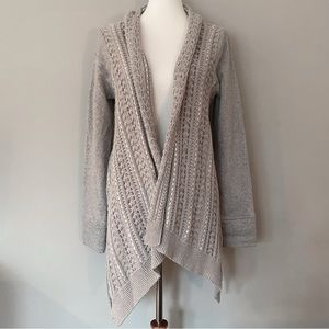 Anthropologie Saturday Sunday Wrap Cardigan Gray Sz M
